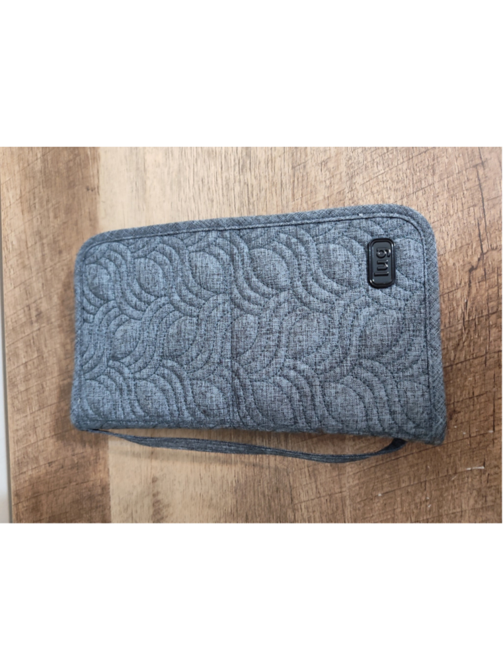 Women's Lug Cosmetic Case One Size Grey